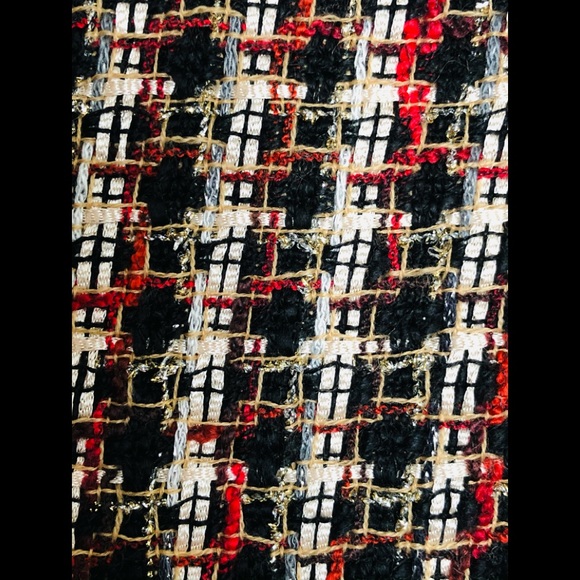 Chico’s Chenille Tweed Cropped blazer size L (size 2) Classic Workwear casual - Picture 4 of 12